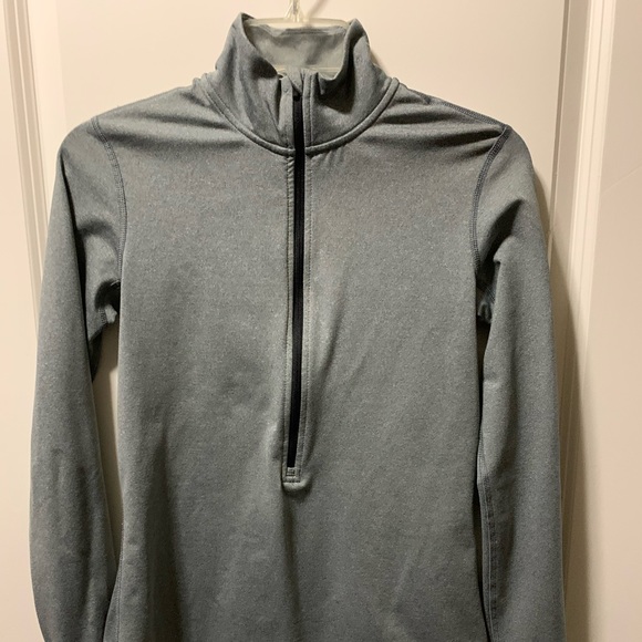 NIKE PRO DRI-FIT gray athletic pull over - Picture 3 of 10